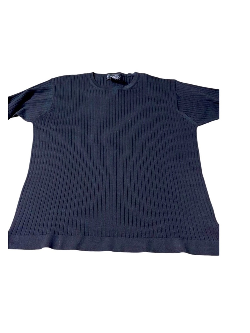 AUGUST SILK Men short sleeve knit sweater